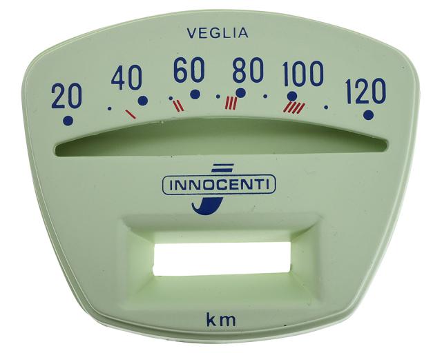 Ziffernblatt Tachometer grün 120kmh UNI AUTO