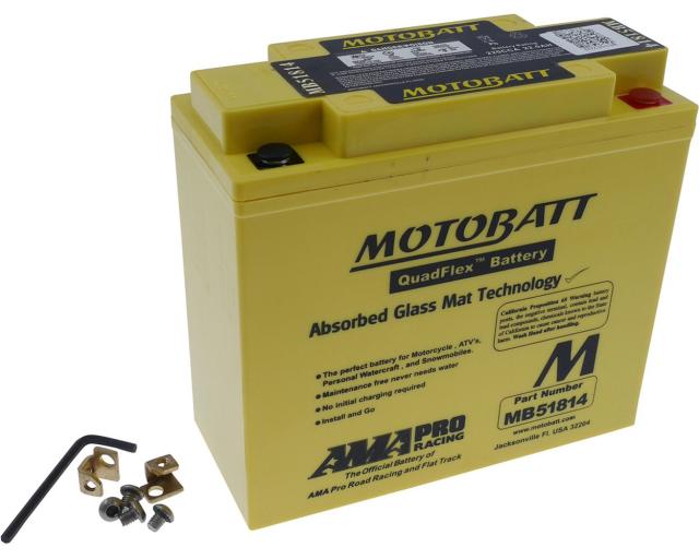 Batterie 12V 22Ah MOTOBATT MB51814/51913