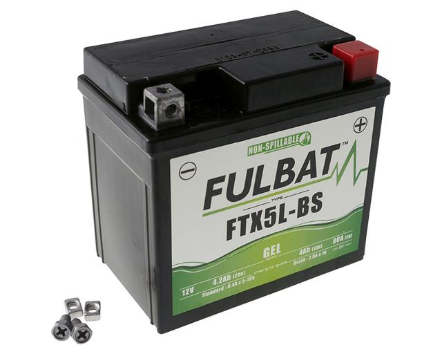 Batterie 12V Fulbat FTX5L-BS GEL