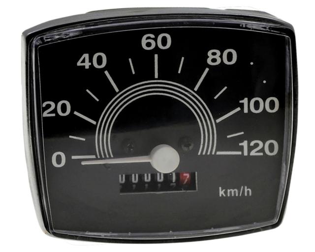 Tachometer UNI AUTO bis 120 kmh, KM Zähler