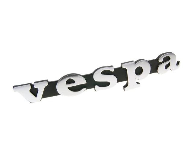 Beinschildschriftzug Vespa