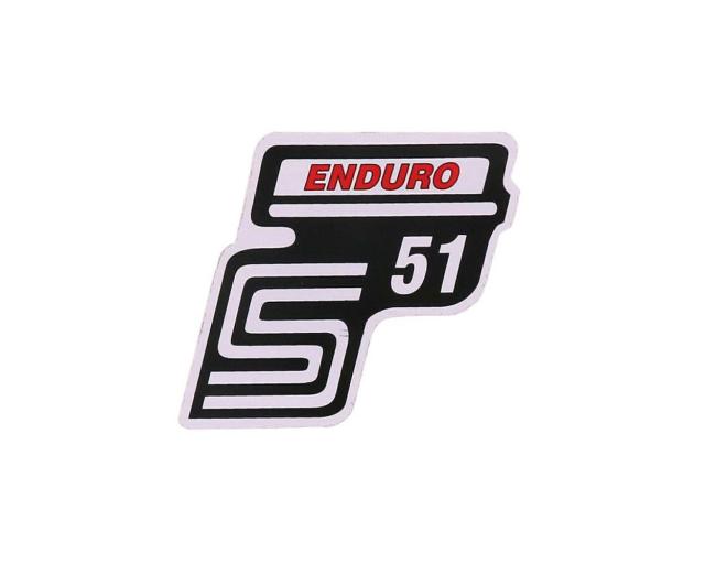 Schriftzug S51 Enduro 2EXTREME rot