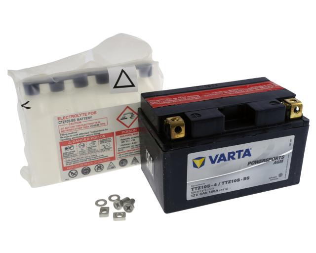 Batterie 12V 8Ah VARTA Powersports Agm TTZ10S-BS  TTZ10S-4
