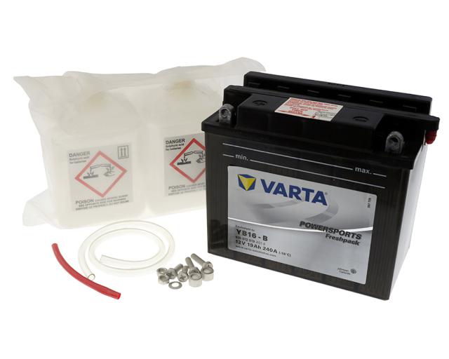 Batterie 12V 19Ah VARTA Powersports Freshpack YB16-B   CB16-