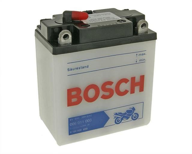 Batterie 6V - 6Ah BOSCH 6N6-3B