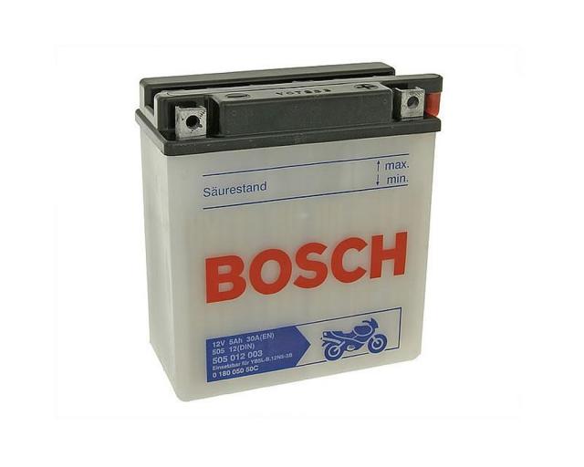 Batterie 12V - 5Ah BOSCH 12N5-3B   YB5L-B