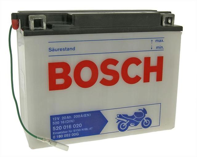 Batterie 12V - 20Ah BOSCH SY50-N18L-AT - BS-0092M4F480 