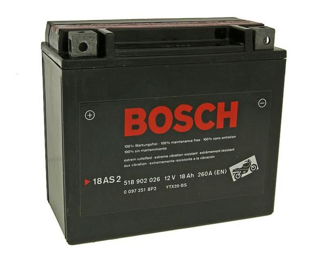 Batterie 12V - 18Ah BOSCH YTX20-BS