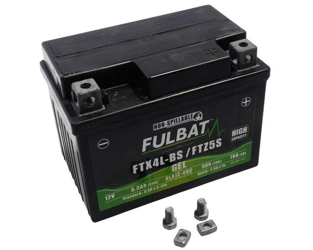 Batterie 12V 5,3Ah FULBAT Gel High Power FTX4L   FTZ5S SLA