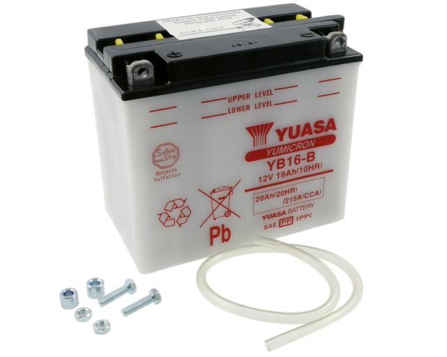 Batterie 12V - 19Ah YUASA YB16B