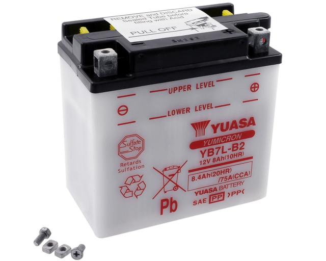 Batterie 12V - 8Ah YUASA YB7LB2