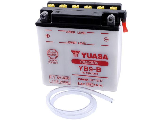Batterie 12V - 9Ah YUASA YB9B