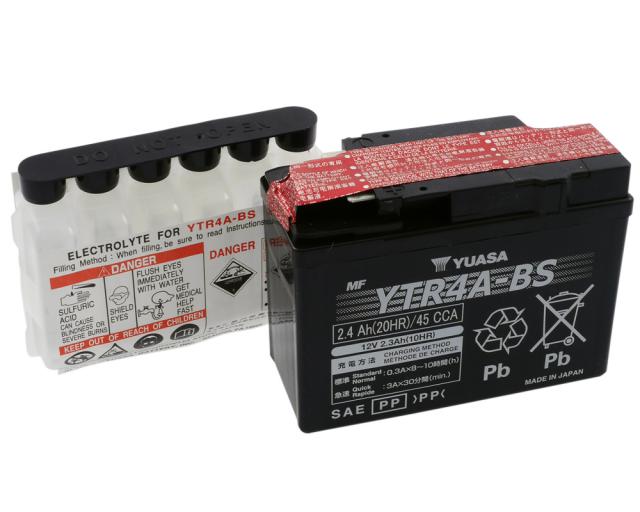 Batterie 12V - 2,3Ah YUASA YTR4ABS wartungsfrei