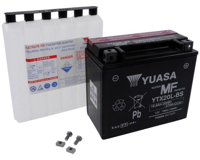 Batterie 12V - 18Ah YUASA YTX20LBS wartungsfrei