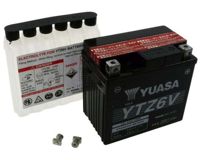 Batterie 12V - 5Ah YUASA YTZ6V wartungsfrei